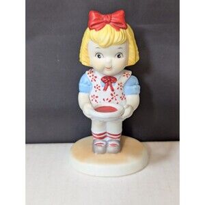 Vintage 1993 Campbell Soup Kids Ceramic Girl Figure 4 1/4"